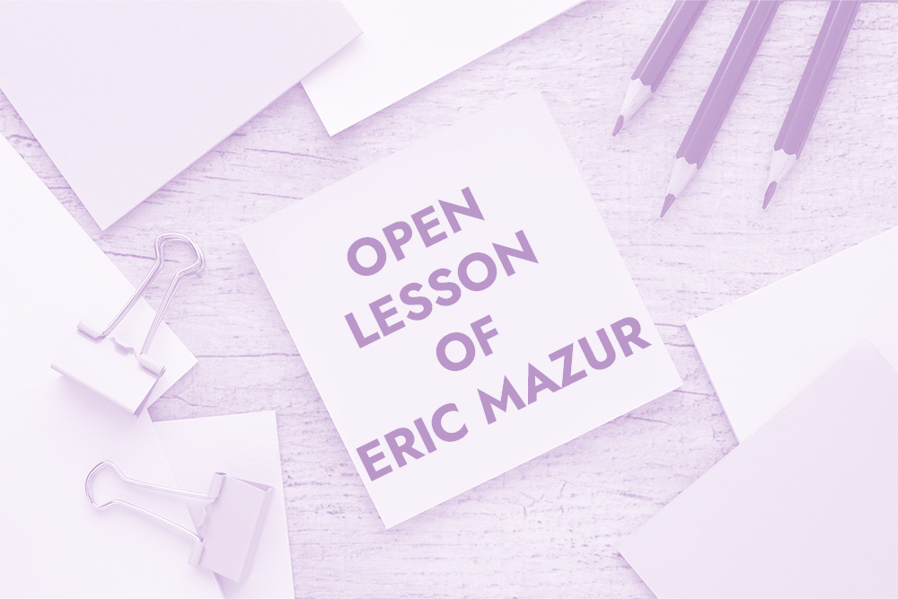 A lesson of the future: Confessions of a converted lecturer (Eric Mazur)