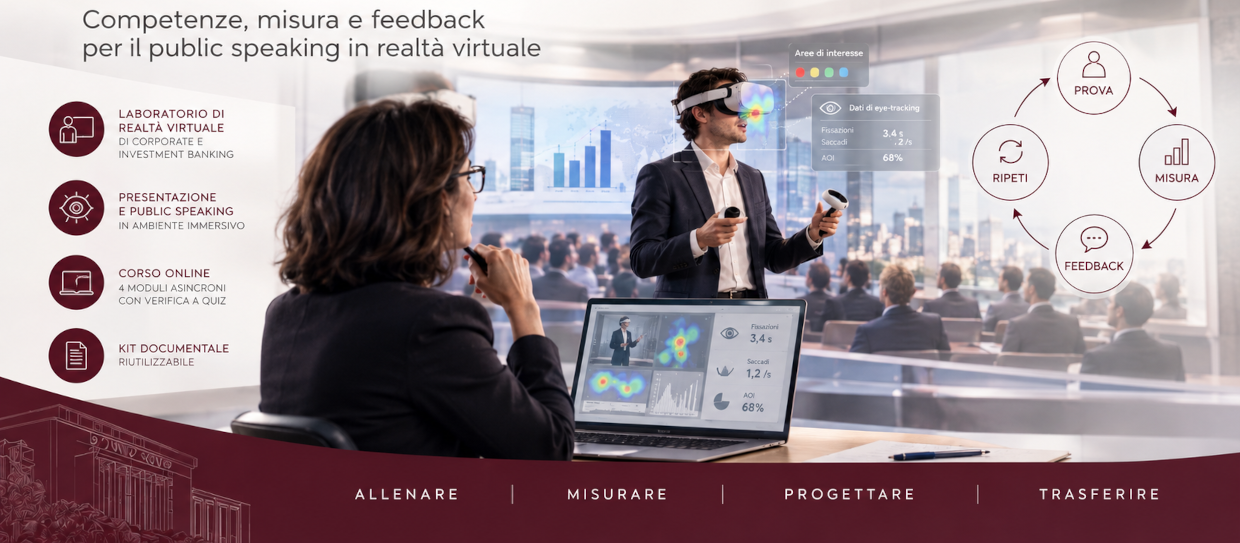 Il pitch osservato. Public speaking con eye-tracking in VR 